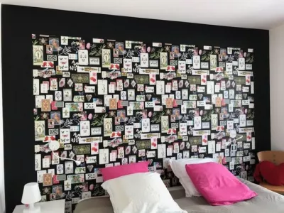 papier peint tête de lit - Nantes
